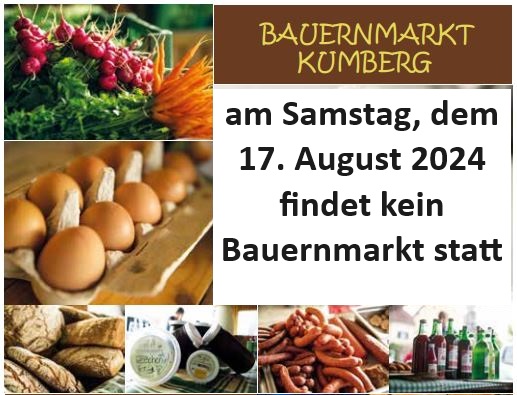 Bauernmarkt enfällt